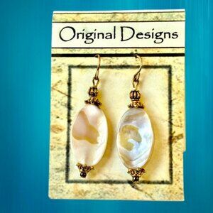 Original Designs Dangle Earrings Bead Hand Crafted French Wire New